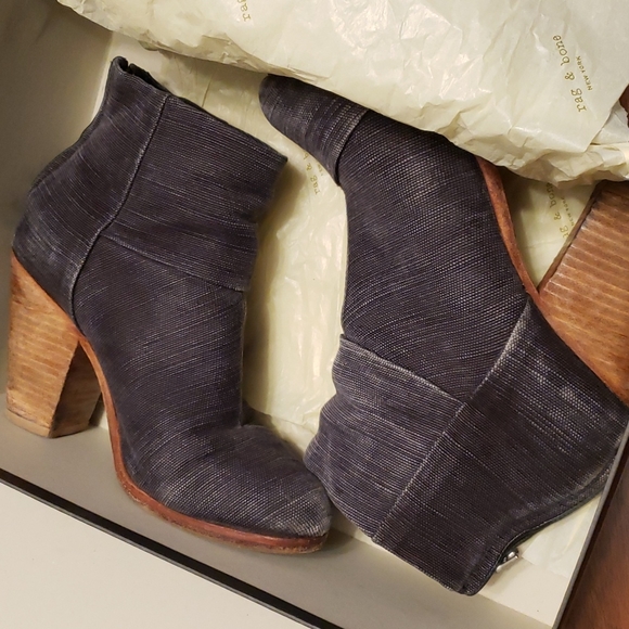 Rag & Bone Canvas Newbury Boots - Picture 12 of 12